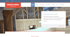 Desktop Screenshot of inkerinkirkko.fi